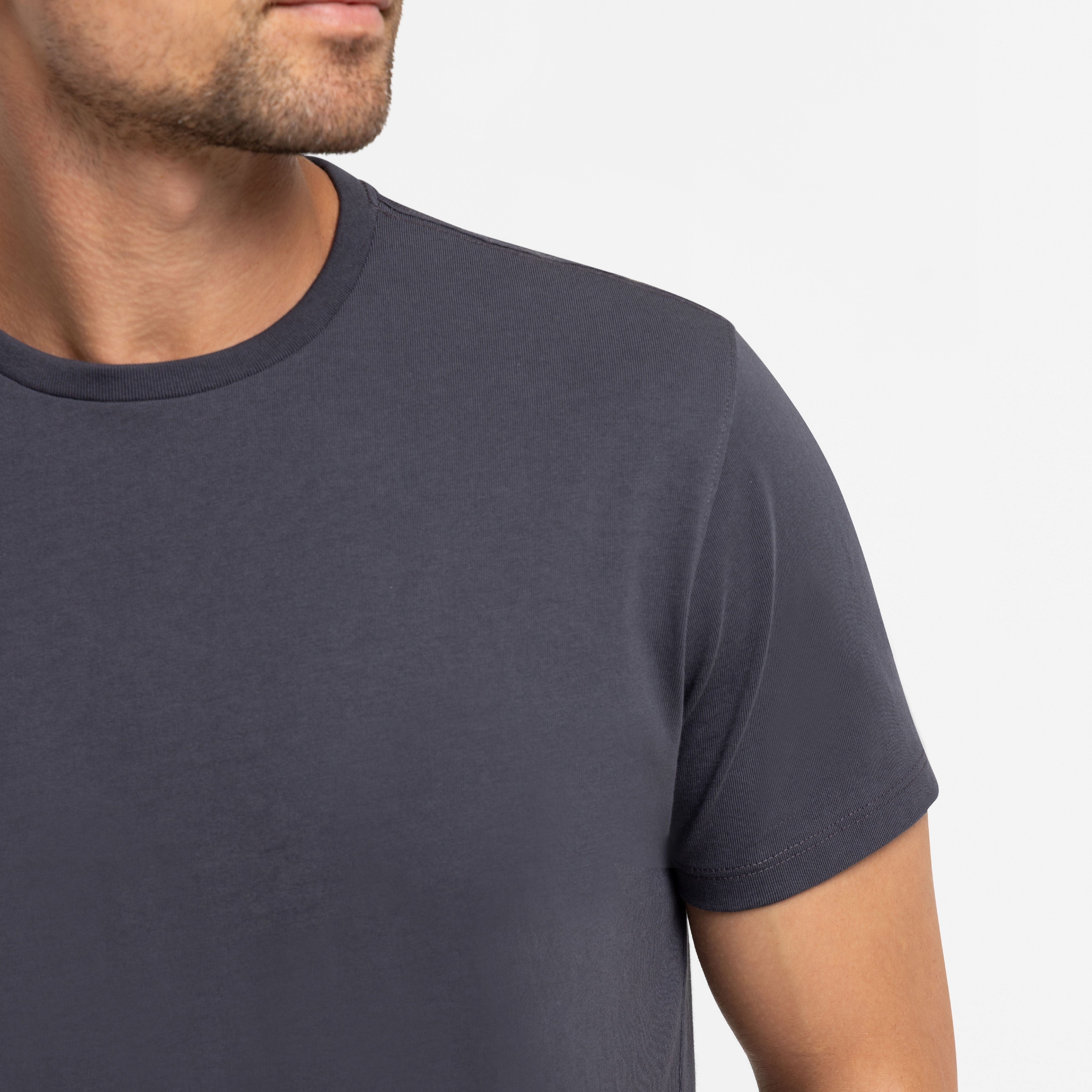 Ink Pima Cotton Crew Neck Tee