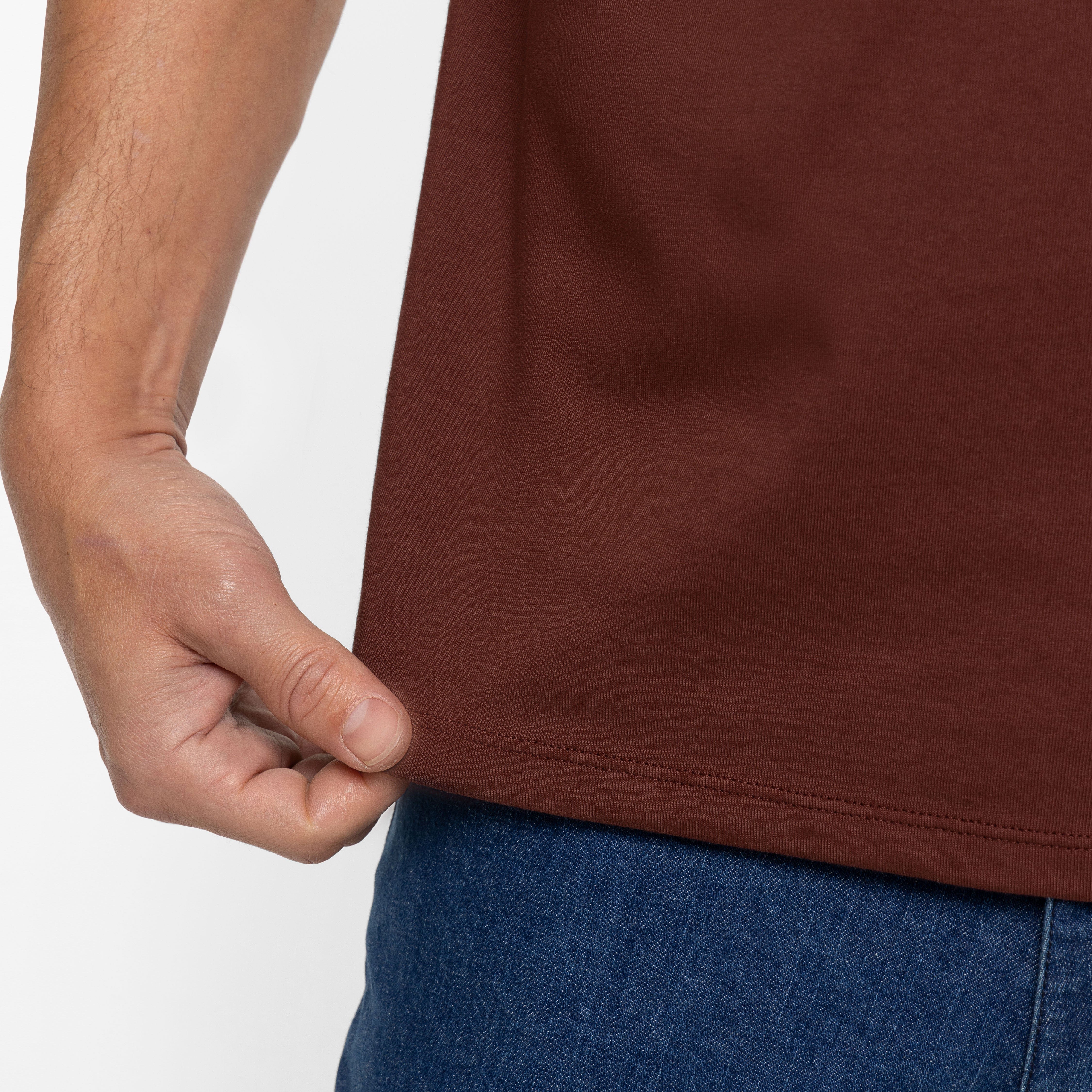 Rum Pima Cotton Crew Neck Tee