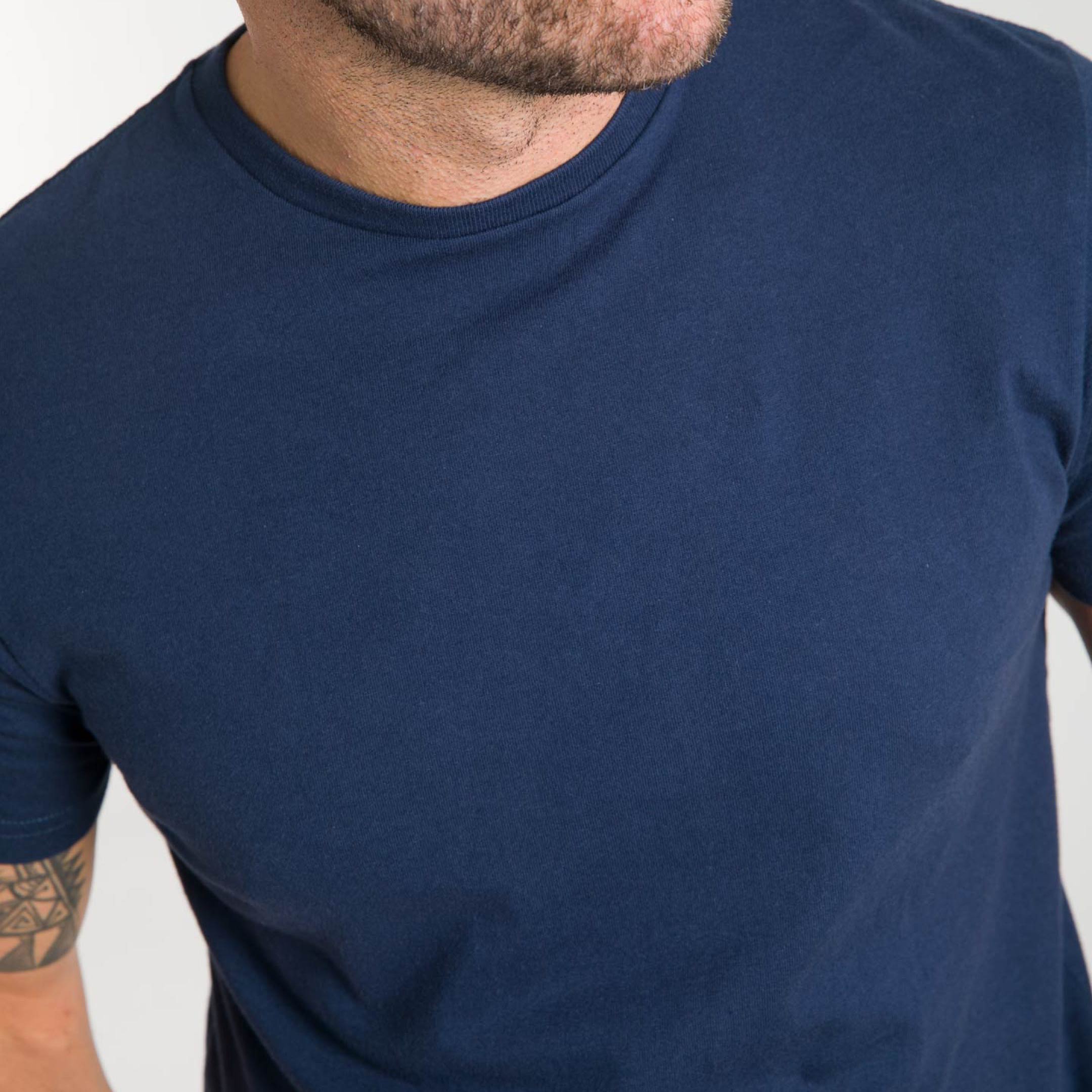 Navy Crew Neck Tee