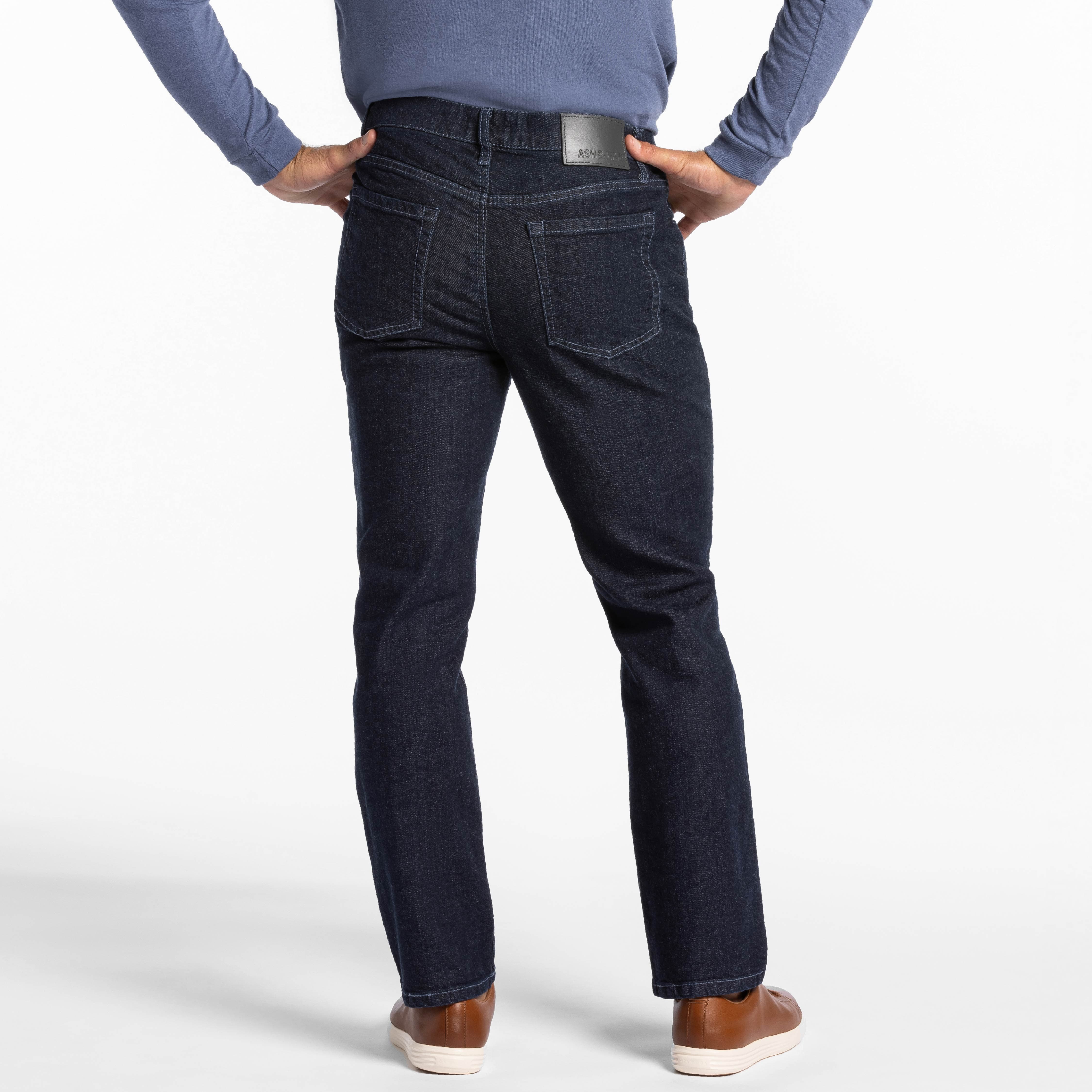 Straight Fit Indigo Wash Essential Jeans