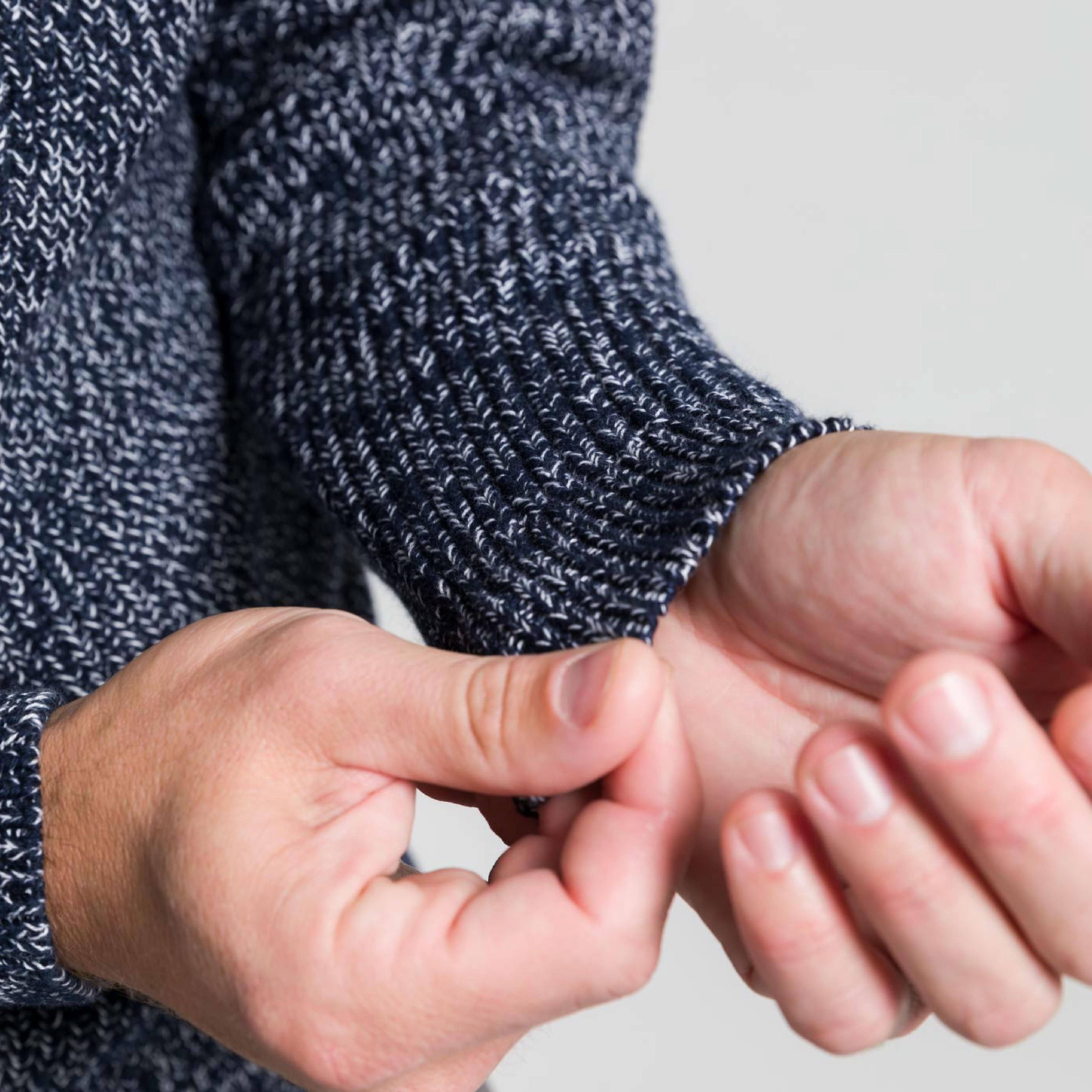 Deep Navy Knit Sweater
