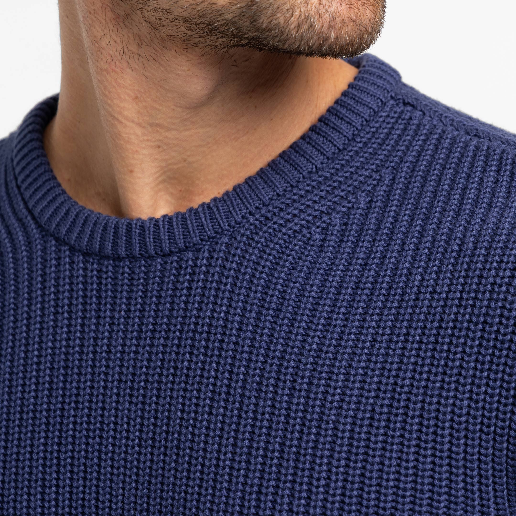 Indigo Chunky Knit Sweater