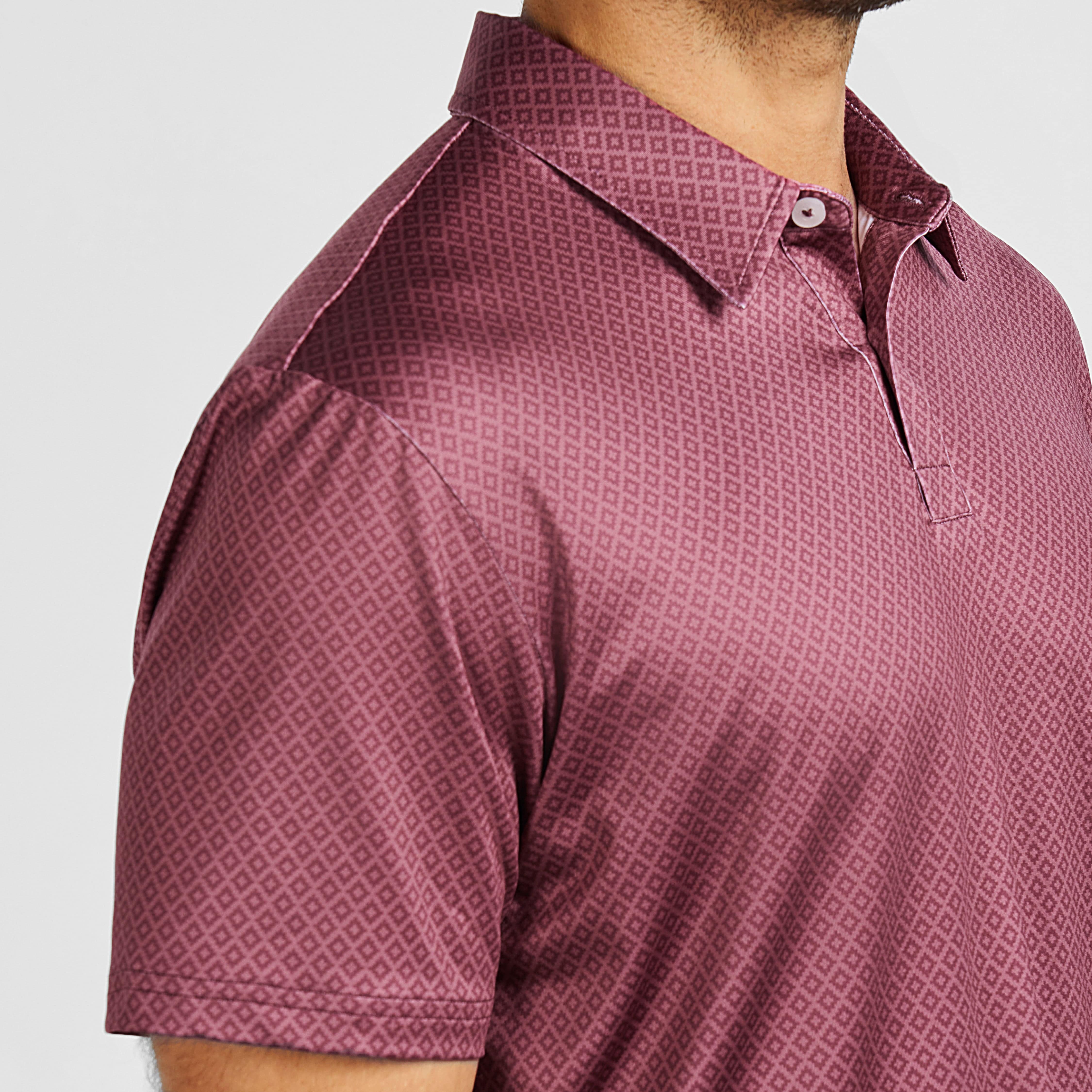 Burgundy Links Tech Polo