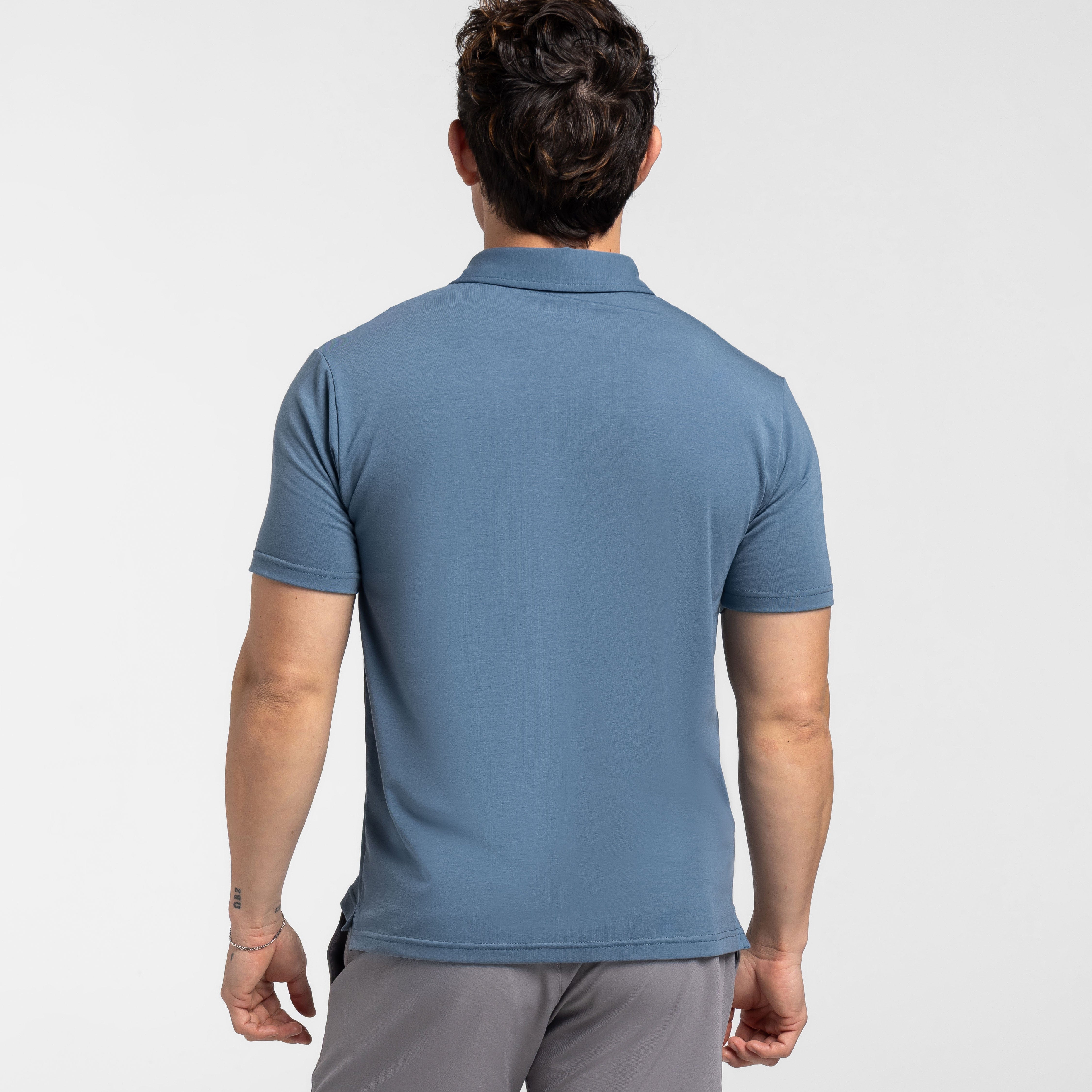 Carbon Blue Tech Polo